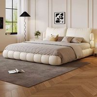 2026 Schubladen Modernes Softbett-Gestell Queen-Size Schlafzimmer-Set mit Stauraum und Aufbewahrungsbox