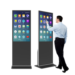 Écran d'affichage numérique Android tactile capacitif de 32 pouces et écrans, kiosque intelligent intérieur, écran LCD vertical sur pied - Product Image 3
