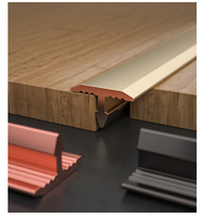 Bande de garniture de carrelage profilé en aluminium au design moderne de haute qualité pour salle de bain décorative