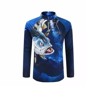 เสื้อโปโลตกปลาแขนยาวผู้ชาย ป้องกันรังสียูวี ติดกระดุม ปกคอพับได้ ผลิตจากโพลีเอสเตอร์ - Product Image 4