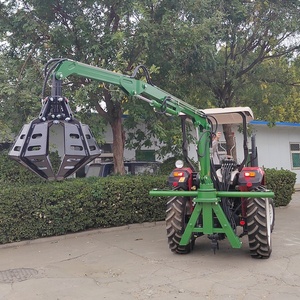 Grúa de Elevación Montada en la Parte Trasera con Enganche de 3 Puntos para Tractor Lovol, Maquinaria <span class=keywords><strong>Forestal</strong></span>, Utilizada para Recoger Fruta de Palma - Product Image 3
