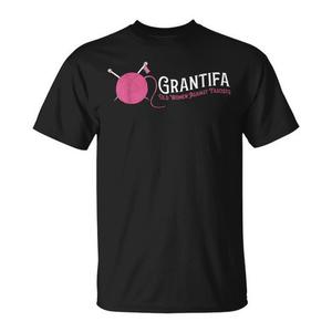 T-shirt Grantifa in cotone nero, unisex, taglia media per adulti, design con messaggio politico - Product Image 1