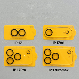 Película templada de cámara para iPhone 16 14 Pro Max lente anillo protector de vidrio templado para Aphone <span class=keywords><strong>Aifon</strong></span> 15 13Pro 17 Pro Max Glass - Product Image 1