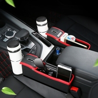 Organisateur de siège de voiture boîte de rangement de fente organisateur de voiture support de remplissage de fente pour portefeuille téléphone fente de poche accessoires de voiture