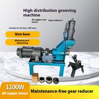 Machine à rainurer les tuyaux en acier inoxydable et PVC 219, ouvre-trou sans soudure, coupe-tuyaux en acier galvanisé 50-168, moteur métallique