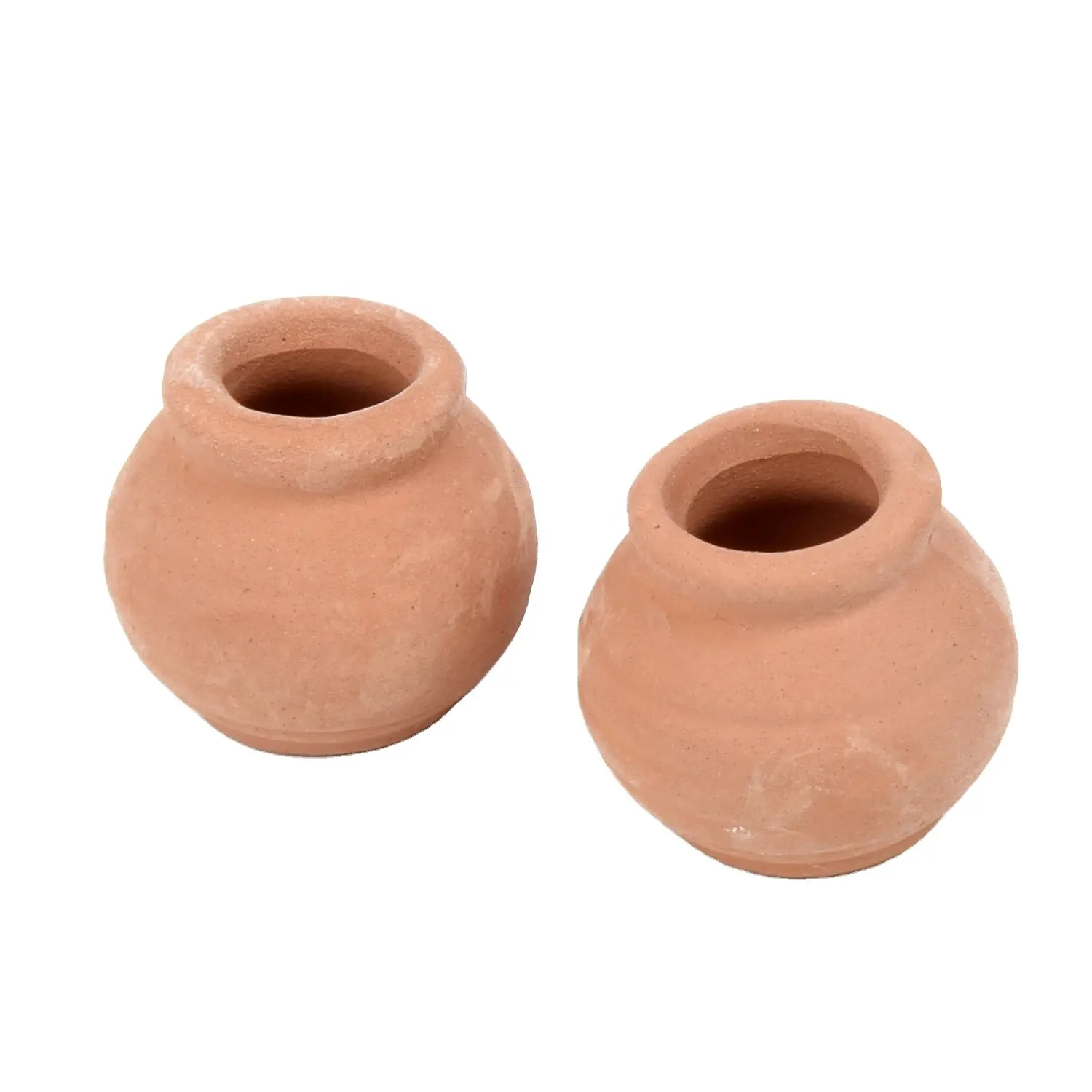 2pcs Mini Vasi di Fiori di Argilla Vaso da Fiori Per Fioriera Arte Del Mestiere Casa Decorazione di Cerimonia Nuziale