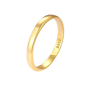 2mm Thin Knuckle Finger <strong>Ring</strong> <strong>Stack</strong> <strong>Rings</strong> Smooth High Polished Rhodium Gold Plated 925 Sterling Silver Classic Wedding Engagement - Product Image 2