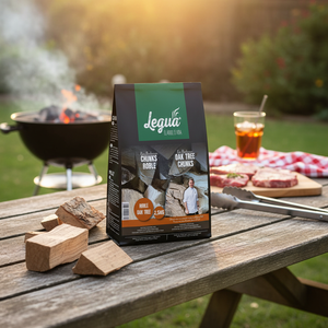 Bûches de bois de chêne Legua pour fumer, saveur naturelle de haute qualité pour barbecue, provenant des champs et des terres espagnoles - Product Image 3