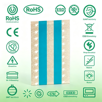 Ruban de jonction SMT double face à haute adhérence à base de caoutchouc, matériau polyester antistatique ESD pour l'épissage de rubans porteurs SMD