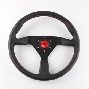 <span class=keywords><strong>Volante</strong></span> <span class=keywords><strong>Deportivo</strong></span> Universal de 3 Radios para Modificación de Automóviles de 14 Pulgadas, Personalidad Deportiva, Carreras, para V1, PU Plano - Product Image 6