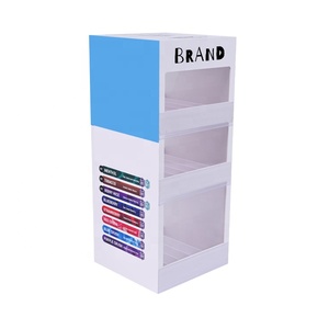 Supporto per espositore per tabacco acrilico a 3 livelli con finestra <span class=keywords><strong>anteriore</strong></span> antifurto trasparente, Design moderno semplice - Product Image 2