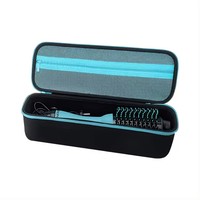 Etui pour sèche-cheveux EVA personnalisé Boîte à outils pour coiffeur avec poche en filet et ceinture élastique