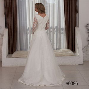 Style féerique pure manches longues princesse gonflée jupe en tulle <span class=keywords><strong>robe</strong></span> <span class=keywords><strong>de</strong></span> <span class=keywords><strong>mariée</strong></span> <span class=keywords><strong>japonaise</strong></span> <span class=keywords><strong>robe</strong></span> <span class=keywords><strong>de</strong></span> <span class=keywords><strong>mariée</strong></span> transparente - Product Image 2