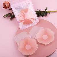 Parche de pezón de silicona anticonvexo grande, almohadilla de sujetador adhesiva desechable Sexy transpirable y antiexposición para deportes
