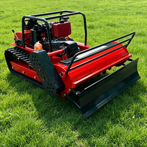 Cortadora de Césped Robótica de 800mm y 1000mm con Control Remoto, Cuchilla de Martillo, <span class=keywords><strong>Desbrozadora</strong></span> de Orugas para Jardín, Campo de Golf y Granja - ¡Venta Caliente! - Product Image 2