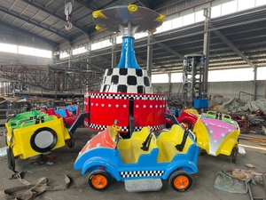 Voitures de danse folles de voiture de saut d'enfants de 16 places d'intérieur de mini modèle de fibre de verre de parc d'attractions - Product Image 6