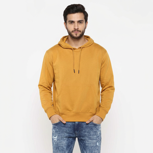 High Quality Cotton made Oversize Hoodies <b>Thick</b> <b>Fleece</b> Drop Shoulder Plain Blank Custom Men's Hoodies - Product Image 1