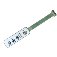 Clavier à membrane intégré pour interface homme-machine, superposition personnalisée pour appareil d'automatisation