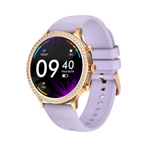 Reloj Inteligente I70 de Moda para Mujer, Pantalla Redonda con Diamantes, Compatible con Llamadas BT, Frecuencia Cardíaca, Presión Arterial, Oxígeno - Product Image 3