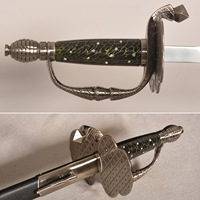 Populaire 103cm 2kg Zorro Épée Européenne Chevalier Étiquette Commande Épée Western Longue Épée Espagne Arme Froide Accessoires