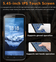 Android PDA Rugged PDA 4G WIFI BT Terminal de mano Escáner de código de barras móvil Escáner de código QR NFC WMS Colector de datos de inventario