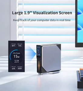 S1 Mini <span class=keywords><strong>PC</strong></span> Intel N95 N100 N150 N200 N250 N300 N305 Mini <span class=keywords><strong>Tour</strong></span> <span class=keywords><strong>PC</strong></span> <span class=keywords><strong>avec</strong></span> <span class=keywords><strong>Écran</strong></span> RGB Lumière WIFI 6 BT5.2 Parfait pour La Maison/Bureau - Product Image 5