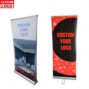Base Estable para Banner Enrollable, Banner Portátil para Ferias Comerciales, Exhibiciones, Publicidad, Soporte de Señalización con Impresión Personalizada - Product Image 1