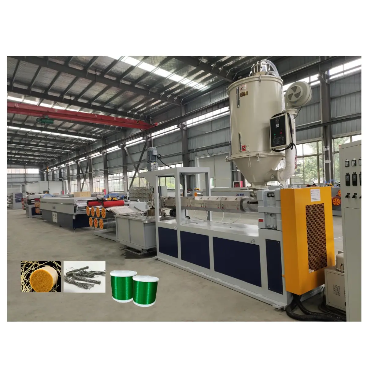 Nylon Garen Extruder/PA6 66 Polyamide Monofilament Vislijn Extruderen Machine