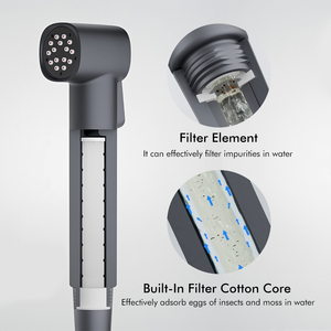 Elemento filtrante del sistema autopulente del <span class=keywords><strong>ditale</strong></span> del Bidet moderno costruito in colori diversi con anima in cotone - Product Image 3