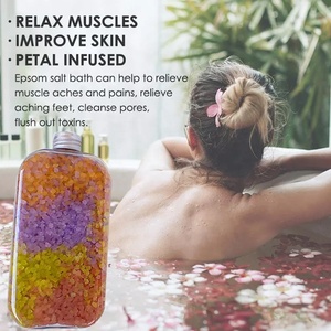 Tratar dolores musculares <span class=keywords><strong>y</strong></span> le da un <span class=keywords><strong>cuerpo</strong></span> revitalizante, soul mind, reduce el estrés, elimina las toxinas, aromaterapia, spa, sales de baño - Product Image 2