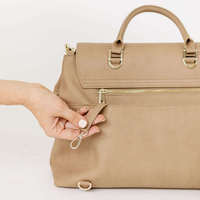 Sac à langer pour bébé en cuir PU de style féminin très apprécié, sac à dos de maternité avec sangles pour poussette