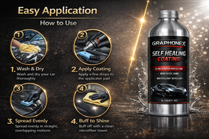 GRAPHONEX 1L Revêtement auto-réparateur pour voitures - Protection ultime contre les rayures, brillance intense et durée de vie de 5 ans - Product Image 4