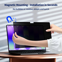 Layar Privasi Magnetik untuk MacBook Neo 13-Inci 2026, Pelindung Layar Laptop Matte yang Dapat Dilepas, Anti Silau, Filter Cahaya Biru