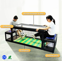 Machine de jeu à monnayeur de divertissement, mini jeu de football de table amusant pour enfants, avec chaise de jeu, en PVC et métal