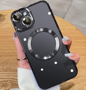 <span class=keywords><strong>Coque</strong></span> magnétique <span class=keywords><strong>transparente</strong></span> pour <span class=keywords><strong>iPhone</strong></span> 11 <span class=keywords><strong>12</strong></span> 13 14 15 16 Pro Max avec câble, adaptée aux filles - Product Image 3