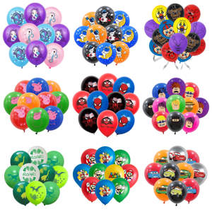 ลูกโป่งยางพาราลายการ์ตูนขนาด 12 นิ้ว สำหรับงานวันเกิด งานฉลองครบรอบเด็ก งานเปิดเผยเพศลูก - Product Image 1