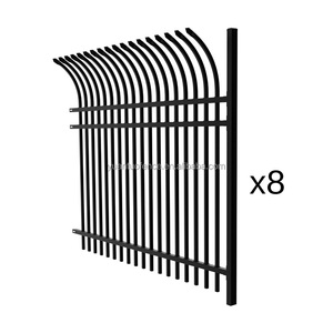Secure Reinforced 6ft Modern Easily Assembled Bend Top Steel Fence for Airport Perimeter <strong>Guard</strong> - Product Image 1