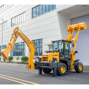 Escavatore Articolato 4t con Caricatore a Ruote, Alta Efficienza, Diesel Idraulico, Elevata Potenza di Scavo per Uso Comunale - Product Image 1