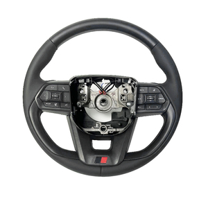 Volant de direction en cuir entièrement plat en fibre de carbone, directement de l'usine, pour Toyota LC300 Cruise GR - Product Image 1