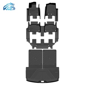 Alfombrillas de Coche de Lujo Personalizadas de Goma TPE 5D Impermeables, Juego Completo para Ford Explorer XLT Corsa - Product Image 1