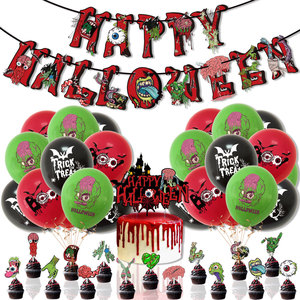 New Creepy Halloween-themed Party with Flag Cake and <b>Balloon</b> <b>Decorations</b> - Product Image 6