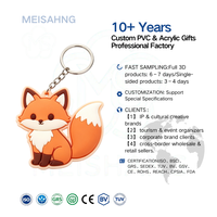 Porte-clés en caoutchouc PVC 2D 3D personnalisés en gros, figurines de personnages d'anime sur mesure, cadeaux promotionnels publicitaires en vrac, artisanat en PVC