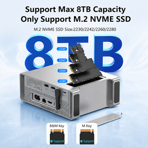 Supporto e <span class=keywords><strong>Hub</strong></span> Dock per Mac Mini M4, Stazione Docking <span class=keywords><strong>USB</strong></span> Tipo <span class=keywords><strong>C</strong></span> con <span class=keywords><strong>USB</strong></span> 3.2 da 10Gbps, <span class=keywords><strong>USB</strong></span> 2.0, Lettore SD/TF, Case Enclosure M.2 NVME in Alluminio - Product Image 6