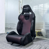 Siège baquet de course réglable sur mesure avec dégagement rapide, matériaux et couleurs optionnels pour cockpits de simulateur de course