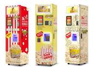 Máquina Expendedora de Palomitas de Maíz Dulces y Saladas Frescas de Alta Calidad, Servicio 24h, Fácil Operación, Pago con Monedas, Efectivo, QR y Tarjeta de Crédito