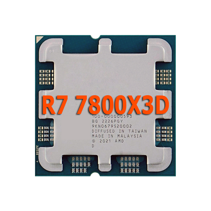 AMD Ryzen 7 7800X3D - 8-Core 5.0 Ghz Processor for Desktop