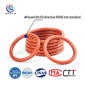 Nhà máy trực tiếp Chất lượng cao độ đàn hồi tốt 60 bờ một màu đỏ Silicone vmq <span class=keywords><strong>O</strong></span>-<span class=keywords><strong>ring</strong></span> <span class=keywords><strong>O</strong></span> vòng con dấu - Product Image 5