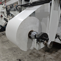 Machine de découpe de labels à plat double station avec estampage à chaud, refendage et rembobinage pour ligne de production d'autocollants