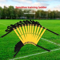 Equipo de Entrenamiento de Velocidad y Agilidad en Oferta, Kit de Equipamiento Físico con Conos y Escalera para Entrenamiento Deportivo, Ejercicios de Velocidad y Agilidad