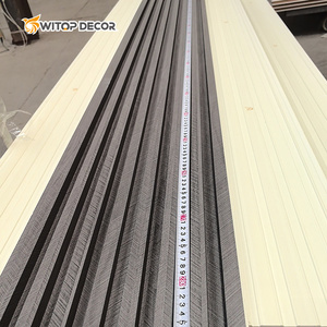 Pannelli Testurizzati per Testiera Design in <span class=keywords><strong>Legno</strong></span> Senza Giunture Pannello Murale Scanalato in WPC Decorazione d'Interni Pannello per Interni - Product Image 5